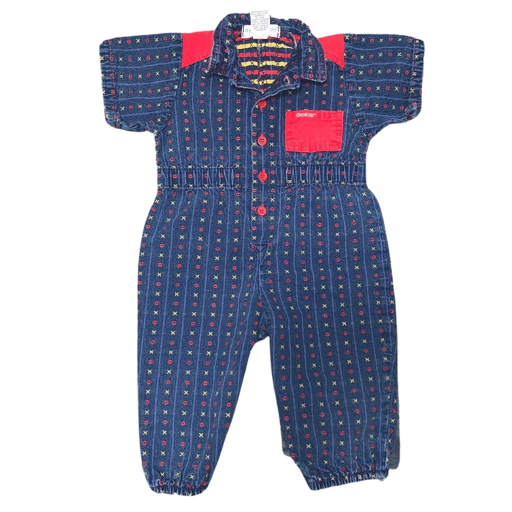 Vintage 90’s OshKosh B’Gosh Denim Romper